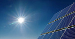 Solar Panel and Sun